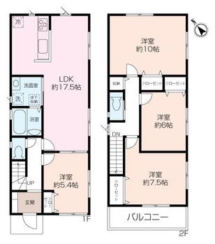 西戸部町１（日ノ出町駅）　５８００万円 5800万円、4LDK、土地面積151.47m<sup>2</sup>、建物面積105.57m<sup>2</sup> 