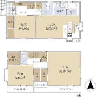 本町６（新中野駅）　９８６０万円 9860万円、3LDK+S、土地面積82.65m<sup>2</sup>、建物面積94.81m<sup>2</sup> 