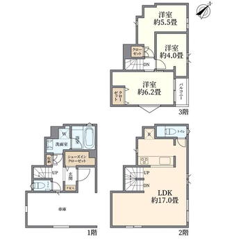 仲町２（朝霞駅）　４９８０万円 4980万円、3LDK、土地面積63.49m<sup>2</sup>、建物面積78.37m<sup>2</sup> 