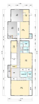 大間々町高津戸（大間々駅）　７５０万円 750万円、8DK、土地面積283.56m<sup>2</sup>、建物面積158.23m<sup>2</sup> 部屋数が多く、シェアハウスや民泊に最適物件♪外国人労働者向けの会社寮にも！