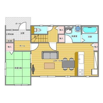 六供町（前橋駅）　３４５０万円 3450万円、4LDK、土地面積170.21m<sup>2</sup>、建物面積102.26m<sup>2</sup> 