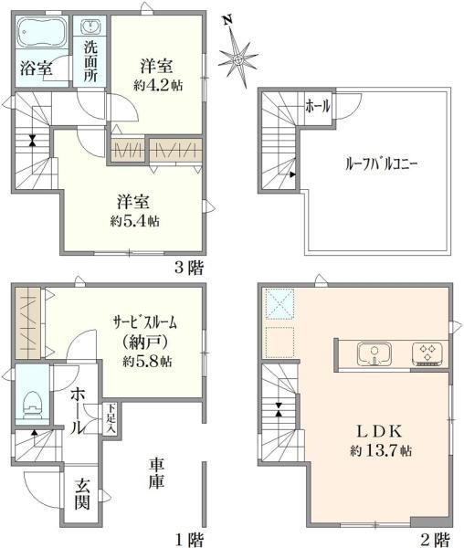 神奈川県川崎市川崎区渡田４ 小田栄駅 中古住宅 物件詳細