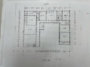 西笠巻新田　３８０万円 380万円、6DK、土地面積307.5m<sup>2</sup>、建物面積164.72m<sup>2</sup> 