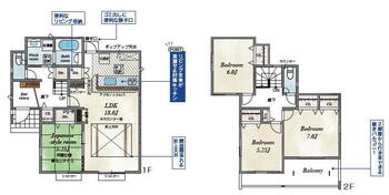 田島　２２９０万円 2290万円、4LDK、土地面積230.8m<sup>2</sup>、建物面積110.54m<sup>2</sup> 