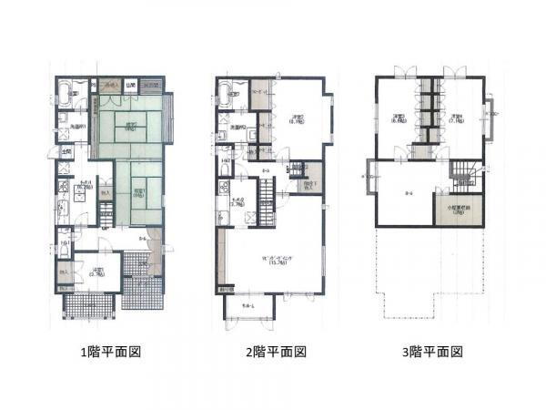 笠舞本町１　２９８０万円 2980万円、6LDK、土地面積132.23m<sup>2</sup>、建物面積182.51m<sup>2</sup> 街なか６LDKで2世帯でもゆったり