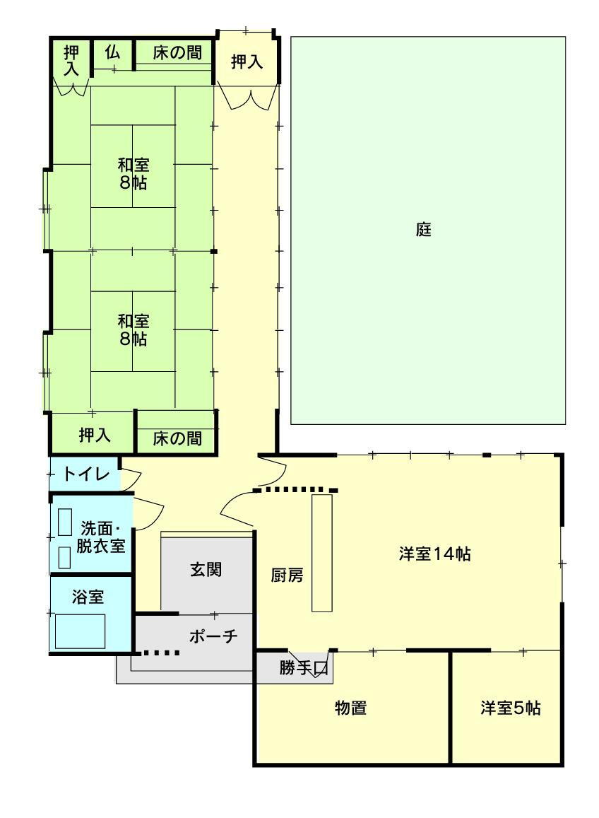 富山県黒部市岡 電鉄石田駅 中古住宅 物件詳細