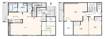 頸城区手島（くびき駅）　１７８０万円 1780万円、4LDK+S（納戸）、土地面積468.86m<sup>2</sup>、建物面積120m<sup>2</sup> 