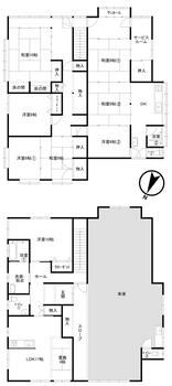 栃尾旭町　７８０万円 780万円、8LDDKK+S（納戸）、土地面積419.61m<sup>2</sup>、建物面積324.65m<sup>2</sup> 