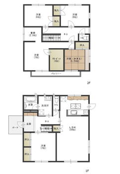 須戸３（早通駅）　１７５０万円 1750万円、5LDK、土地面積168.47m<sup>2</sup>、建物面積134.14m<sup>2</sup> 