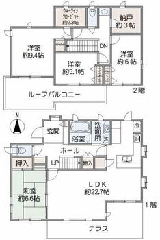 コモアしおつ４（四方津駅）　２８５０万円 2850万円、4LDK、土地面積225.53m<sup>2</sup>、建物面積132.6m<sup>2</sup> 