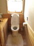 木崎　２８５０万円 1階トイレは無垢材を使用して温もりのある空間です。