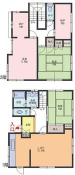 三郎丸２（日華化学前駅）　１４８０万円 1480万円、4LDK+S（納戸）、土地面積181.88m<sup>2</sup>、建物面積110.89m<sup>2</sup> 