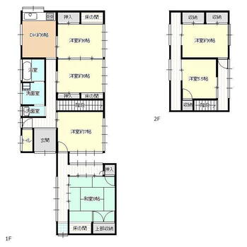 猿和田（猿和田駅）　８８０万円 880万円、6DK、土地面積219.57m<sup>2</sup>、建物面積131.02m<sup>2</sup> 