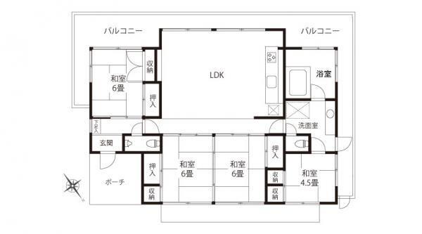 吉田　１４８０万円 1480万円、4LDK、土地面積663m<sup>2</sup>、建物面積100.44m<sup>2</sup> 