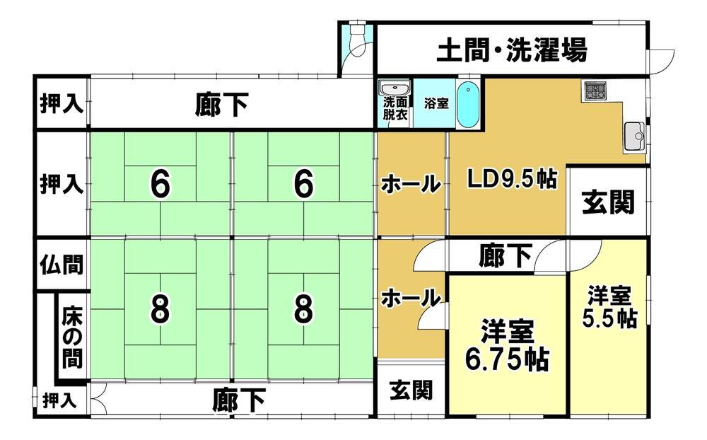 安濃町太田　１９００万円 1900万円、6DK、土地面積905.78m<sup>2</sup>、建物面積170.56m<sup>2</sup> 