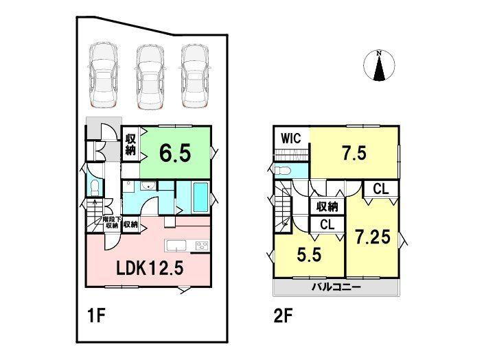 鷺山　２７９０万円 2790万円、4LDK+S、土地面積157.64m<sup>2</sup>、建物面積108.48m<sup>2</sup> ４LDKの閑静な住宅街