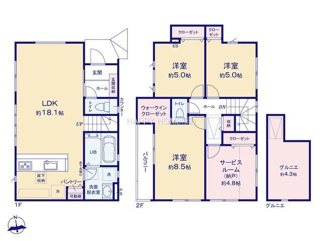 西枇杷島町地領２（枇杷島駅）　２９９９万円 2999万円、4LDK、土地面積100m<sup>2</sup>、建物面積93.56m<sup>2</sup> 