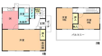 市之倉町７　６２０万円 620万円、3LDK、土地面積209.93m<sup>2</sup>、建物面積79.48m<sup>2</sup> 