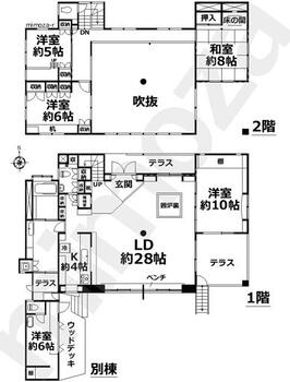 荻　３４００万円 3400万円、4LDK+S（納戸）、土地面積588.17m<sup>2</sup>、建物面積216.27m<sup>2</sup> 