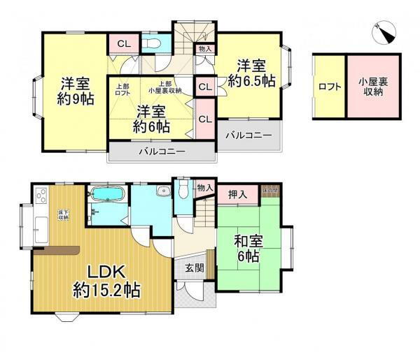 愛知県知多市新知東町２ 古見駅 中古住宅 物件詳細