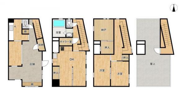 detached 井田町字稲場