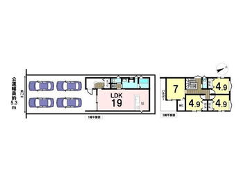 平町（川越富洲原駅）　３４９８万円 3498万円、4LDK、土地面積191.56m<sup>2</sup>、建物面積104.76m<sup>2</sup> 