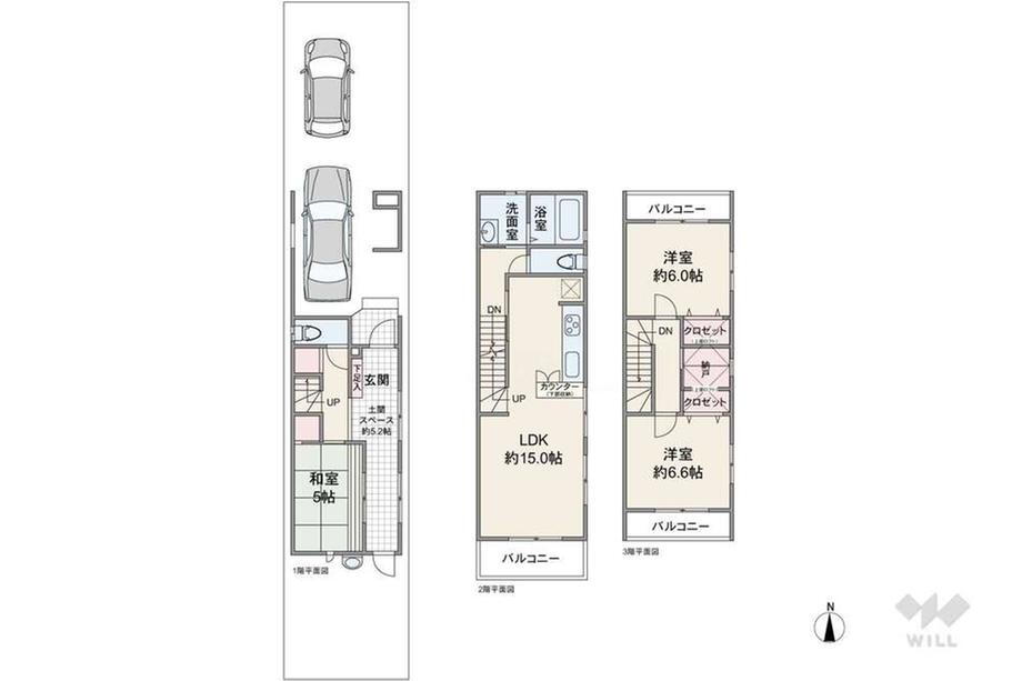 愛知県名古屋市中村区小鴨町 岩塚駅 新築一戸建て 物件詳細