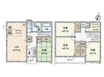 飛高町栄（江南駅）　２５９９万円 2599万円、4LDK+S、土地面積175.21m<sup>2</sup>、建物面積112.89m<sup>2</sup> 