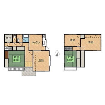 佐鳴台２　３９５０万円 3950万円、4LDK、土地面積304.1m<sup>2</sup>、建物面積119.24m<sup>2</sup> 