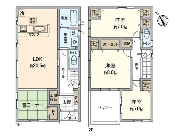 愛知県名古屋市名東区新宿２ 一社駅 新築一戸建て 物件詳細