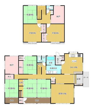 江端町６（大府駅）　６０００万円 6000万円、8DK+S、土地面積390.55m<sup>2</sup>、建物面積210.85m<sup>2</sup> 