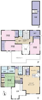 巨海町北浜田（福地駅）　１９８０万円 1980万円、4LDK、土地面積379.48m<sup>2</sup>、建物面積128.89m<sup>2</sup> 