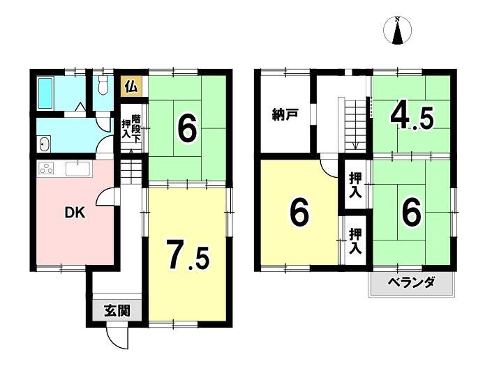 愛知県一宮市伝法寺９ 稲沢駅 中古住宅 物件詳細