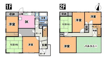 徳倉３（三島駅）　３５００万円 3500万円、7DK、土地面積279.26m<sup>2</sup>、建物面積152.74m<sup>2</sup> 和室２部屋、洋室4部屋の7DK