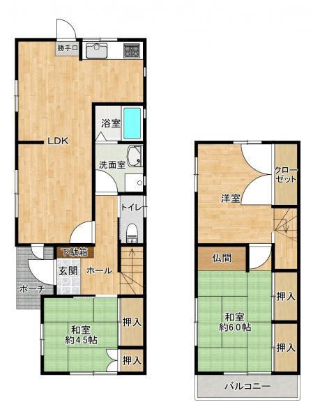 愛知県名古屋市南区呼続５ 本笠寺駅 中古住宅 物件詳細