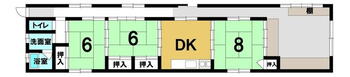 大口町（松阪駅）　８８０万円 880万円、3DK、土地面積146.64m<sup>2</sup>、建物面積90.11m<sup>2</sup> 