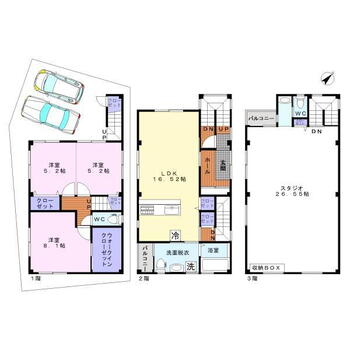 下松町１（下松駅）　３９８０万円 3980万円、3LDK、土地面積103.69m<sup>2</sup>、建物面積158.62m<sup>2</sup> ゆとりの3LＤＫ＋フリールーム約26帖！