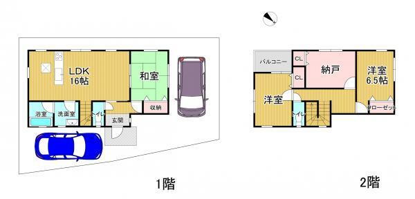 大阪府阪南市石田 鳥取ノ荘駅 新築一戸建て 物件詳細