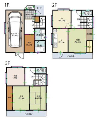 樽井３（樽井駅）　７５０万円 750万円、4LDK+S（納戸）、土地面積65.77m<sup>2</sup>、建物面積116.72m<sup>2</sup> 