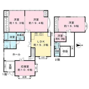 桃山町下野（近鉄丹波橋駅）　２億２０００万円 2億2000万円、5LDK、土地面積661m<sup>2</sup>、建物面積220.43m<sup>2</sup> 