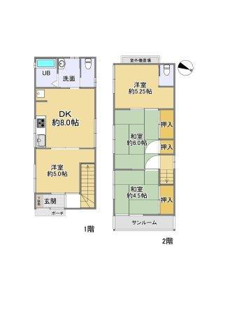 兵庫県神戸市須磨区大田町７ 鷹取駅 中古住宅 物件詳細