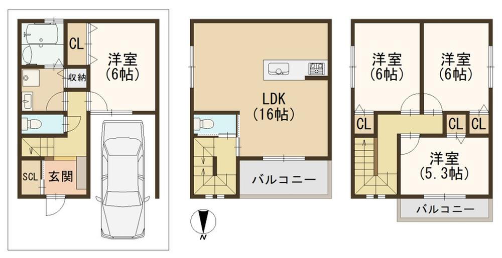 大阪府大東市灰塚３ 住道駅 新築一戸建て 物件詳細