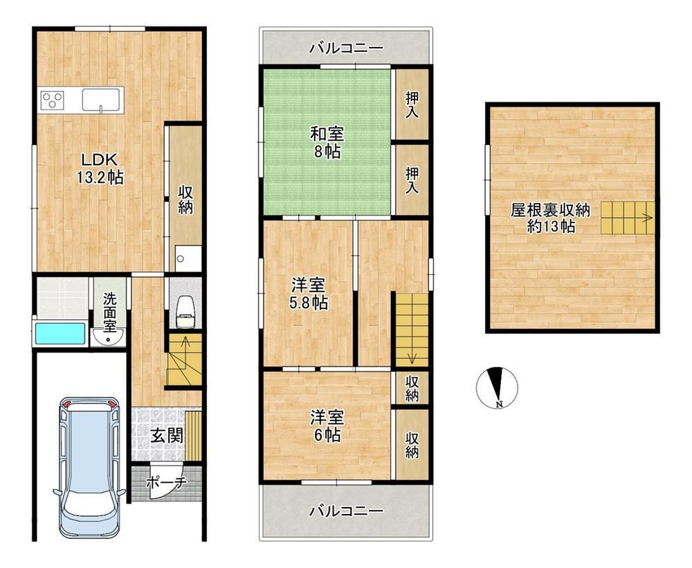 大阪府東大阪市小若江１ 長瀬駅 中古住宅 物件詳細