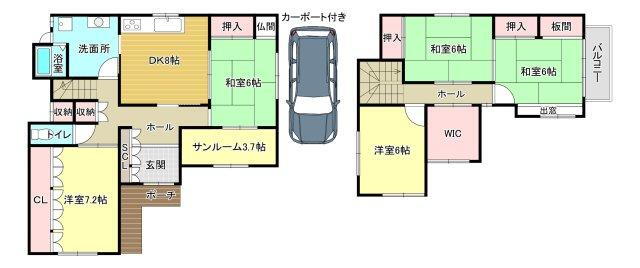 京都府京都市山科区大塚北溝町 東野駅 中古住宅 物件詳細