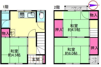 曽根南町３（曽根駅）　８８０万円 880万円、3DK、土地面積42.58m<sup>2</sup>、建物面積50.44m<sup>2</sup> 