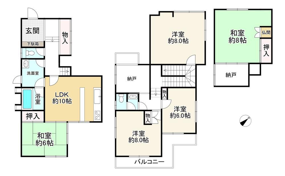 兵庫県宝塚市野上５ 逆瀬川駅 中古住宅 物件詳細