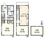 一里山町（甲東園駅）　２５８０万円 2580万円、3LDK、土地面積61.79m<sup>2</sup>、建物面積75.34m<sup>2</sup> 間取図