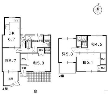 静市市原町（二軒茶屋駅）　１２８０万円 1280万円、5DK、土地面積103.47m<sup>2</sup>、建物面積75.42m<sup>2</sup> 