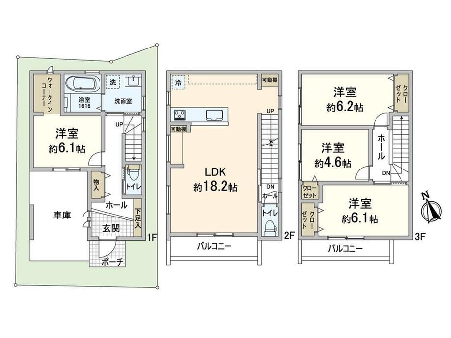 大阪府大阪市東淀川区北江口２ 井高野駅 新築一戸建て 物件詳細