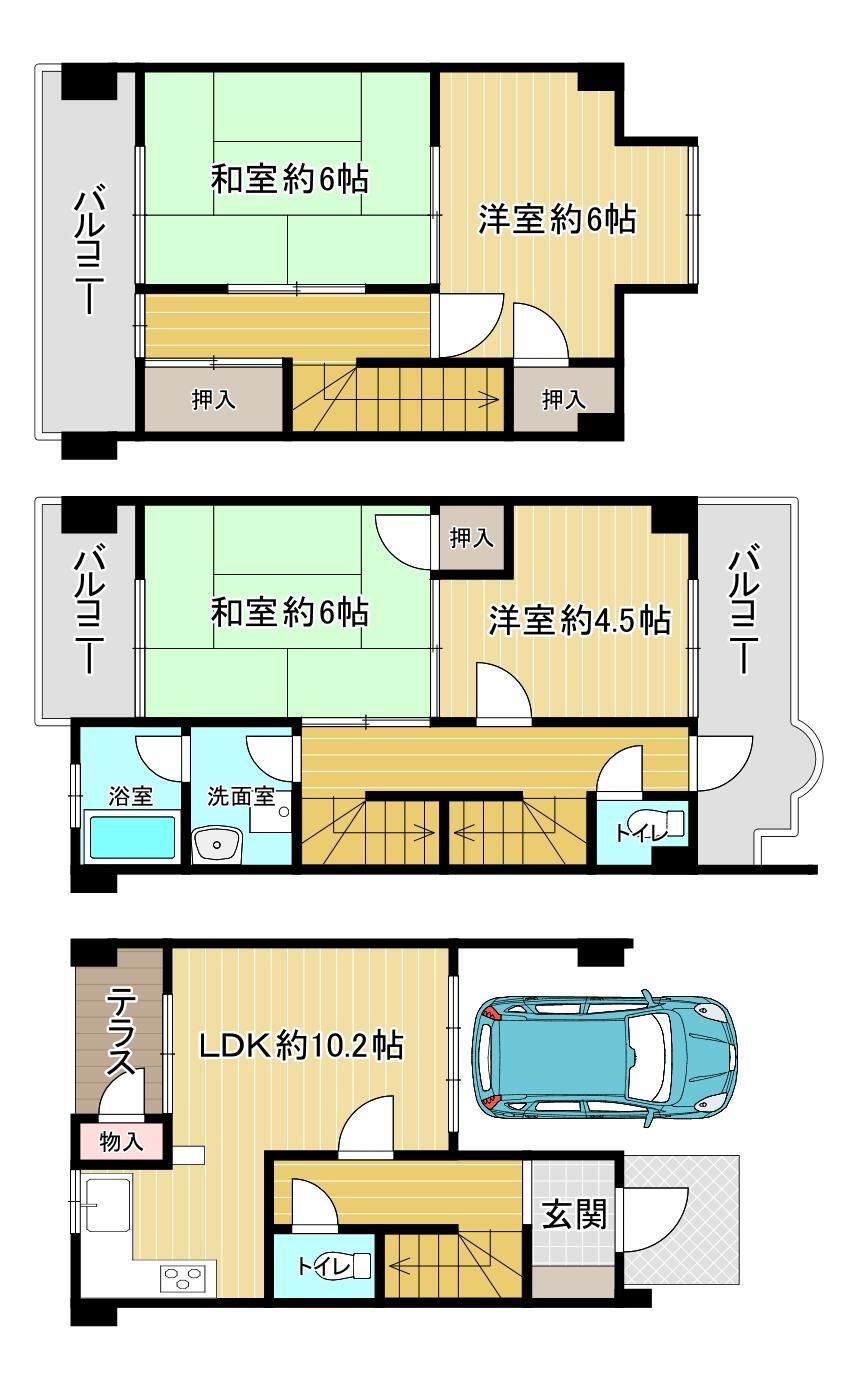 兵庫県西宮市二見町 甲子園口駅 中古住宅 物件詳細